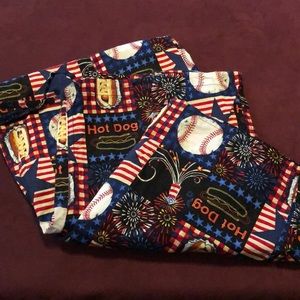 Mens American scrub pants by Tafford. Size Med. drawstring. Great condition FUN